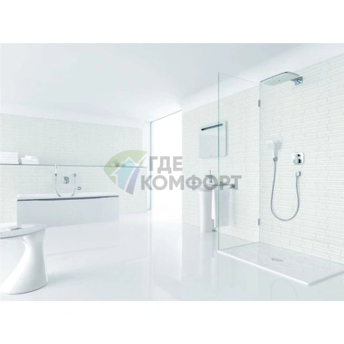 Термостатический смеситель Hansgrohe PuraVida для ванны с душем - фото 2