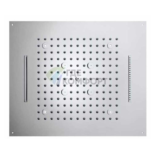Верхний душ BOSSINI DREAM/4 с LED-подсветкой и 4 режимами распыления (белый), блок питания/управления, цвет: хром - фото 1