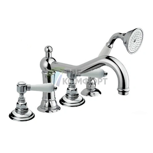 Смеситель Nicolazzi P.M.Blancl для борта ванны с душем, хром (1449CR78) - фото 1