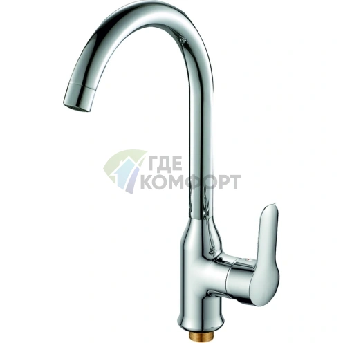 Смеситель для кухни Rush Crete CR3535-23 с поворотным изливом - фото 1