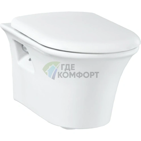 Подвесной унитаз Creavit Moon MO321 с инновационным дизайном - фото 1