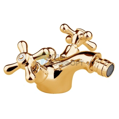 Смеситель для биде Nicolazzi Nuova Brenta с донным клапаном в цвете Gold Brass (2534GB) - фото 1