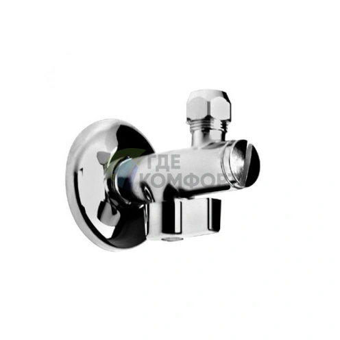 Запорный кран-фильтр Gessi для подключения воды под раковину 1/2, хром (01006#031) - фото 1