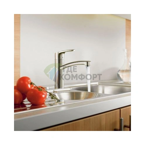 Смеситель Hansgrohe Focus E 31780000 для кухни с выдвижной лейкой - фото 2