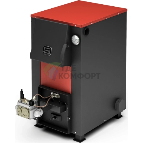 Твердотопливный напольный одноконтурный котел Теплодар Куппер ОК 10 АГГ-13К - фото 1