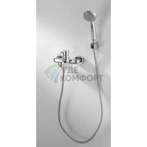 Смеситель Bravat Stream F63783C-B для ванны с душем - фото 3