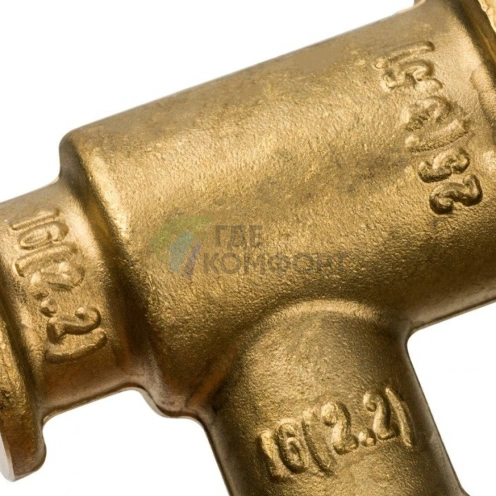 Stout Тройник переходной 25x16x16 для труб из сшитого полиэтилена аксиальный - фото 14