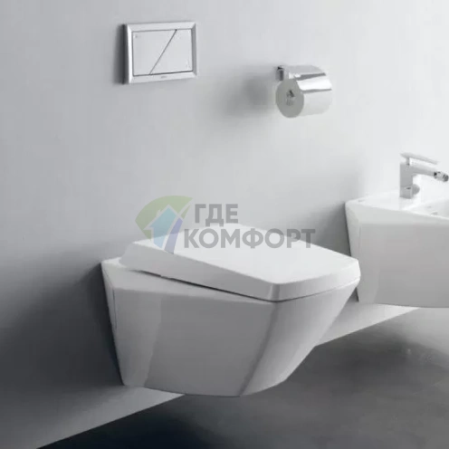 Подвесной унитаз TOTO Jewelhex CW682E с инсталляцией и сиденьем SoftClose - фото 5