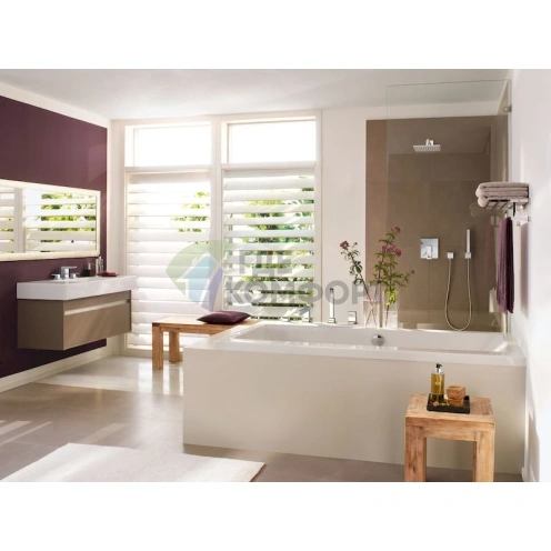 Смеситель Grohe Eurocube для установки на борт ванны 19897000 - фото 4