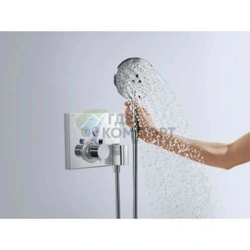 Термостат Hansgrohe Logis 15765000 — комфорт для ванной с душем - фото 2