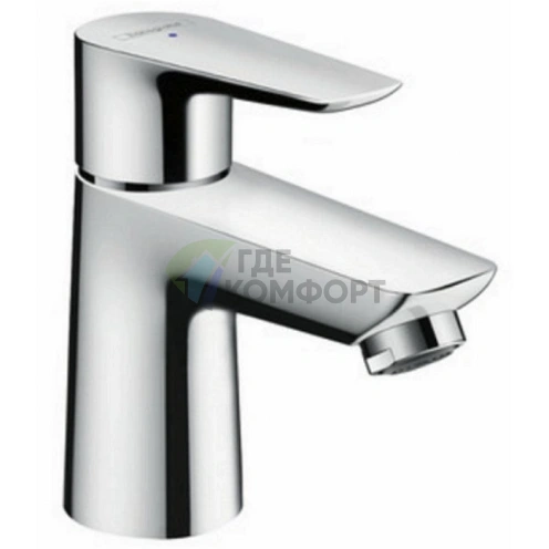 Смеситель для раковины Hansgrohe Talis E с донным клапаном Push-open, хром (71701000) - фото 1