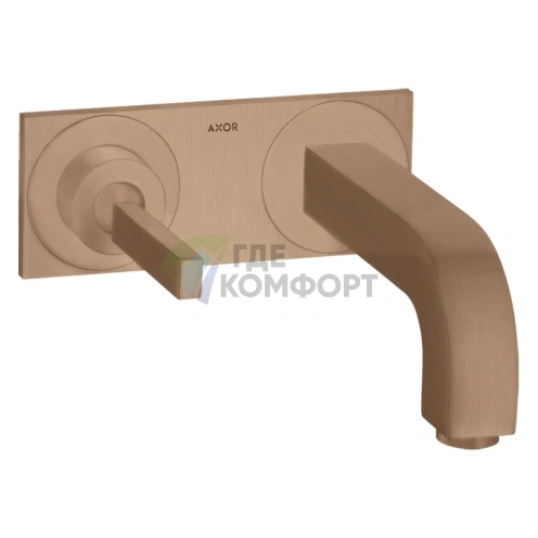 Смеситель для раковины AX Citterio в цвете шлифованное красное золото (39112310) - фото 1