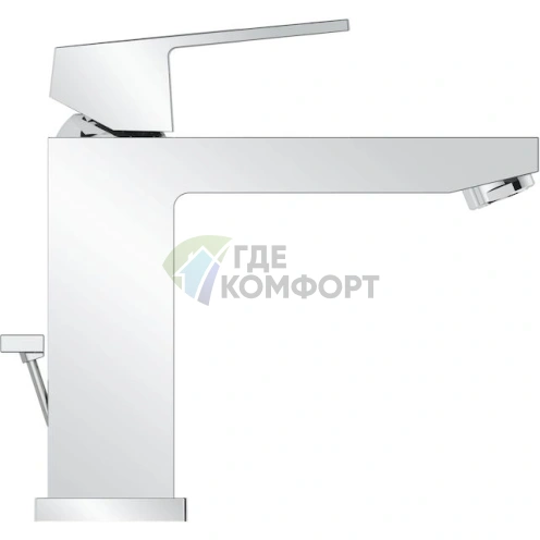 Смеситель для умывальника Grohe Eurocube 23445000 однорычажный, хром - фото 2