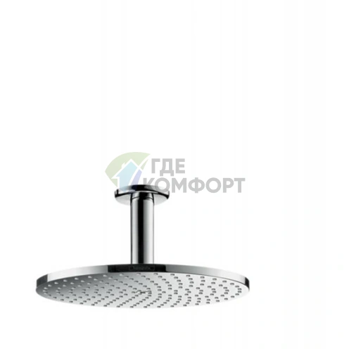 Верхний душ HG Raindance S PowderRain 240 мм с потолочным креплением, хром (27620000) - фото 1