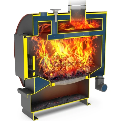 Твердотопливный напольный одноконтурный котел Теплодар Уют 10 - фото 3