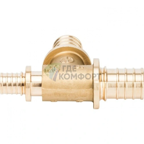 Stout Тройник переходной 25x25x16 для труб из сшитого полиэтилена аксиальный - фото 9