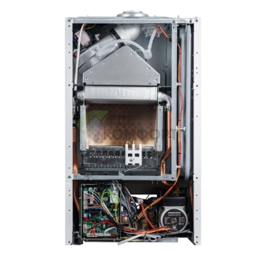Настенный газовый котел Mizudo Maestro Gem M24T PRO 24 кВт 2 Т/О OPT WIFI голубая панель - фото 3