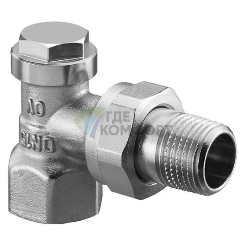 Клапан запорный Oventrop Combi 4 3/4 (DN 20) 1090663 угловой - фото 1