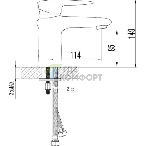 Смеситель для раковины Lemark Status LM4406C: стиль и функциональность в каждой детали - фото 3