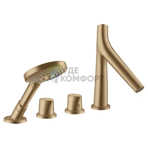 Смеситель для ванны AX Starck: матовый бронза (12425140) - фото 1