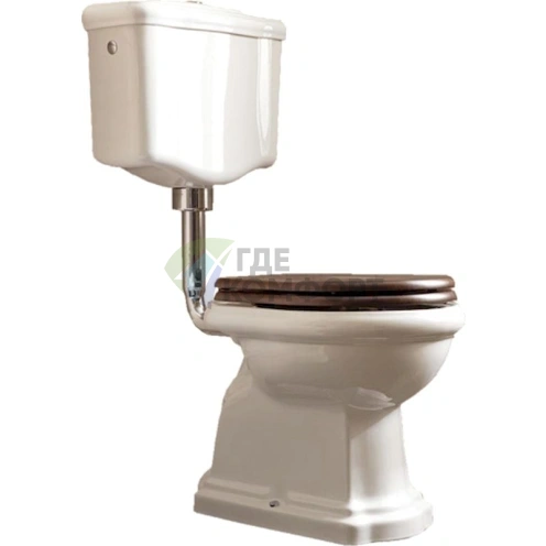 Унитаз Kerasan Retro 101101 со средним бачком-гор. выпуск - фото 3