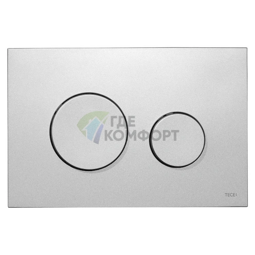 Кнопка смыва TECE Loop 9240625, матовый хром - фото 1