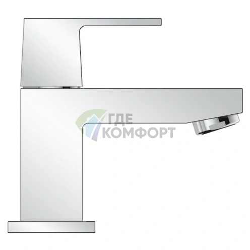 Смеситель Grohe Eurocube для холодной воды (23137000) - фото 2