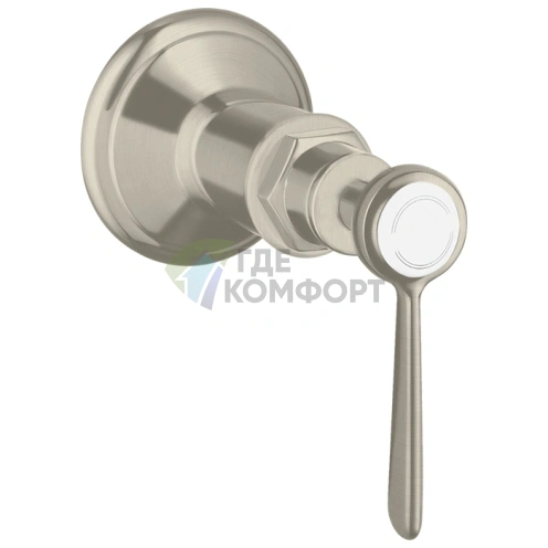 Встраиваемый запорный вентиль AX Montreux в матовом никеле (16872820) - фото 1