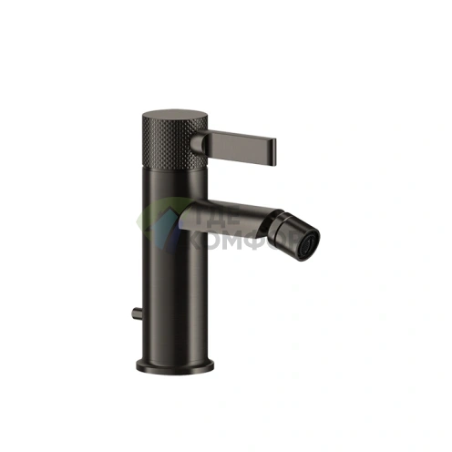 Смеситель для биде GESSI INCISO: настенный монтаж, донный клапан, цвет Black XL (58007#299) - фото 1