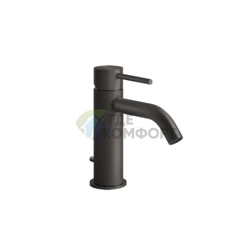 Смеситель GESSI для раковины на 1 отверстие, нержавеющая сталь 316, цвет Brushed Black Metal PVD (54001#707) - фото 1