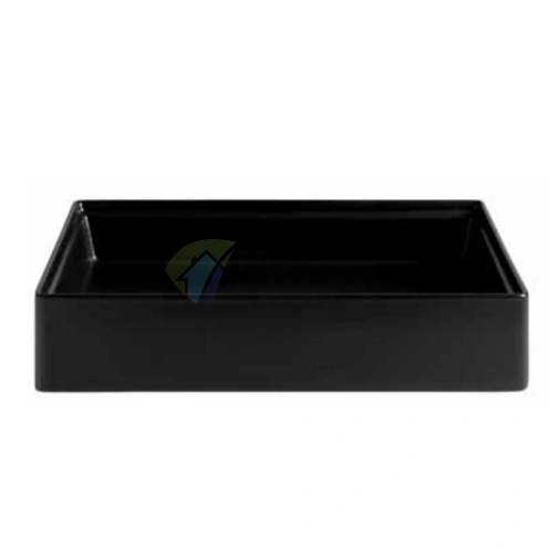 Накладная раковина Artceram SCALINO 38×38 см без отверстий, чёрный - фото 1