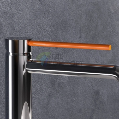 Накладка на ручку смесителя GATTONI CIRCLE ONE для раковин и биде, цвет Arancio (9098/90AR) - фото 1