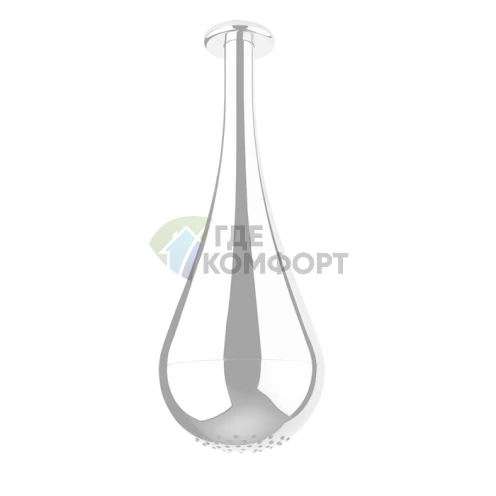 Потолочный душ Gessi Goccia каплевидной формы, 387 мм, белый (33751#279) - фото 1