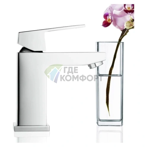 Смеситель Grohe Eurocube 2313200E для раковины: стильный дизайн и хромированное покрытие - фото 4