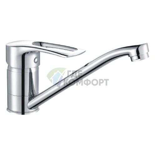 Смеситель для кухни Rossinka T40-21 с высоким изливом - фото 1