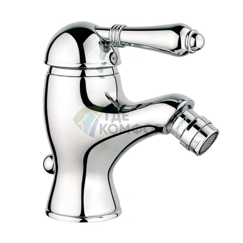 Смеситель для биде Nicolazzi El Capitan с донным клапаном, хром (3403CR75) - фото 1