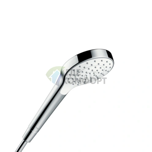 Ручной душ HG Croma Select S 110: технология 1jet Rain, белый/хром (26804400) - фото 1