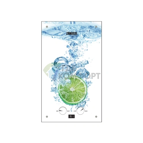 Газовая колонка Zanussi GWH 10 Fonte Glass Lime - фото 1
