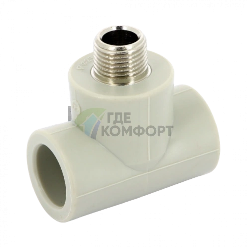 Тройник PPR с наружной резьбой 25x1/2 FV-Plast - фото 1