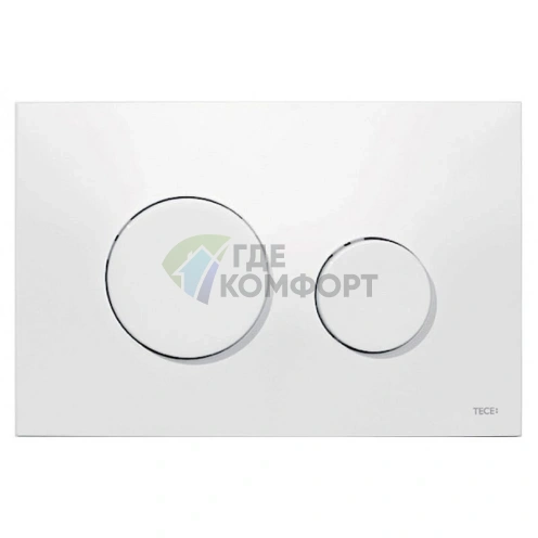 Кнопка смыва для инсталляции TECE Loop 9240600, белая, для скрытого монтажа - фото 1
