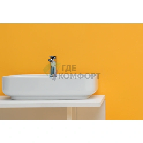 Накладная раковина Kerasan Tribeca 60x43 см, белая (514001*1) - фото 3