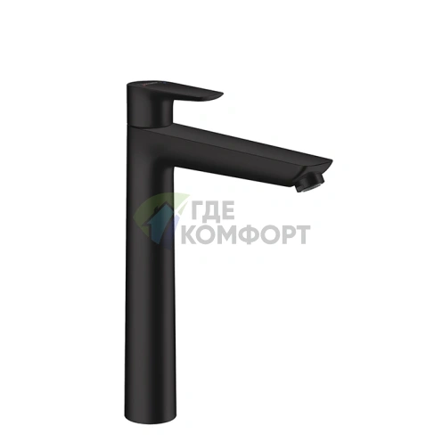 Смеситель для раковины Hansgrohe Talis E 240 черный матовый (71716670) - фото 1