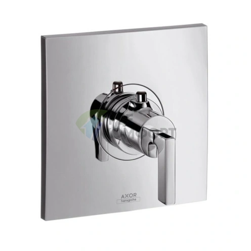 Встраиваемый термостат для душа AX Citterio, хром (39711000) - фото 1
