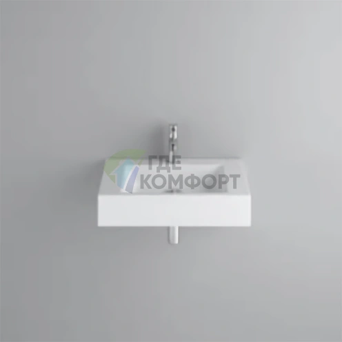Подвесная раковина BETTEAqua 60x49.5 см с покрытием Glaze Plus, без перелива, белая (A056 HLW1 PW) - фото 1
