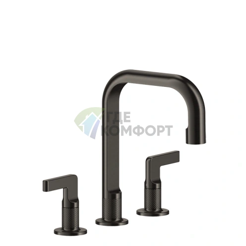 Смеситель для раковины GESSI INCOSO: излив 160 мм, хром, 3 отверстия (58014#299) - фото 1