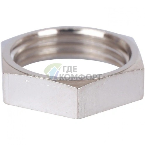 Контргайка 3/8 никелированная Stout - фото 1