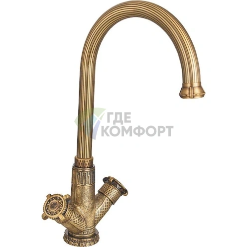 Смеситель для кухни Zorg Antic A 1003K-BR: стиль и комфорт на каждый день - фото 1
