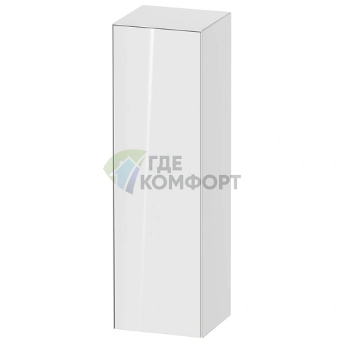 Подвесной шкаф Duravit White Tulip: белый глянец, алюминиевые полки (WT1332R8585) - фото 1