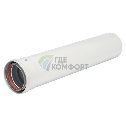 Труба Stout DN80/100 2000 мм утепленная п/м SCA-0080-802000 - фото 1