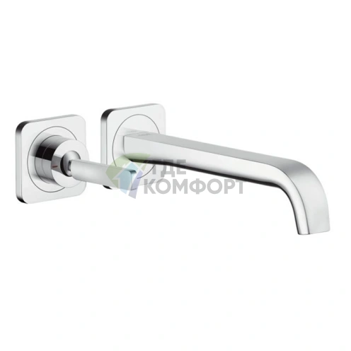 Встраиваемый смеситель AX Citterio E для раковины с розетками, хром (36106000) - фото 1